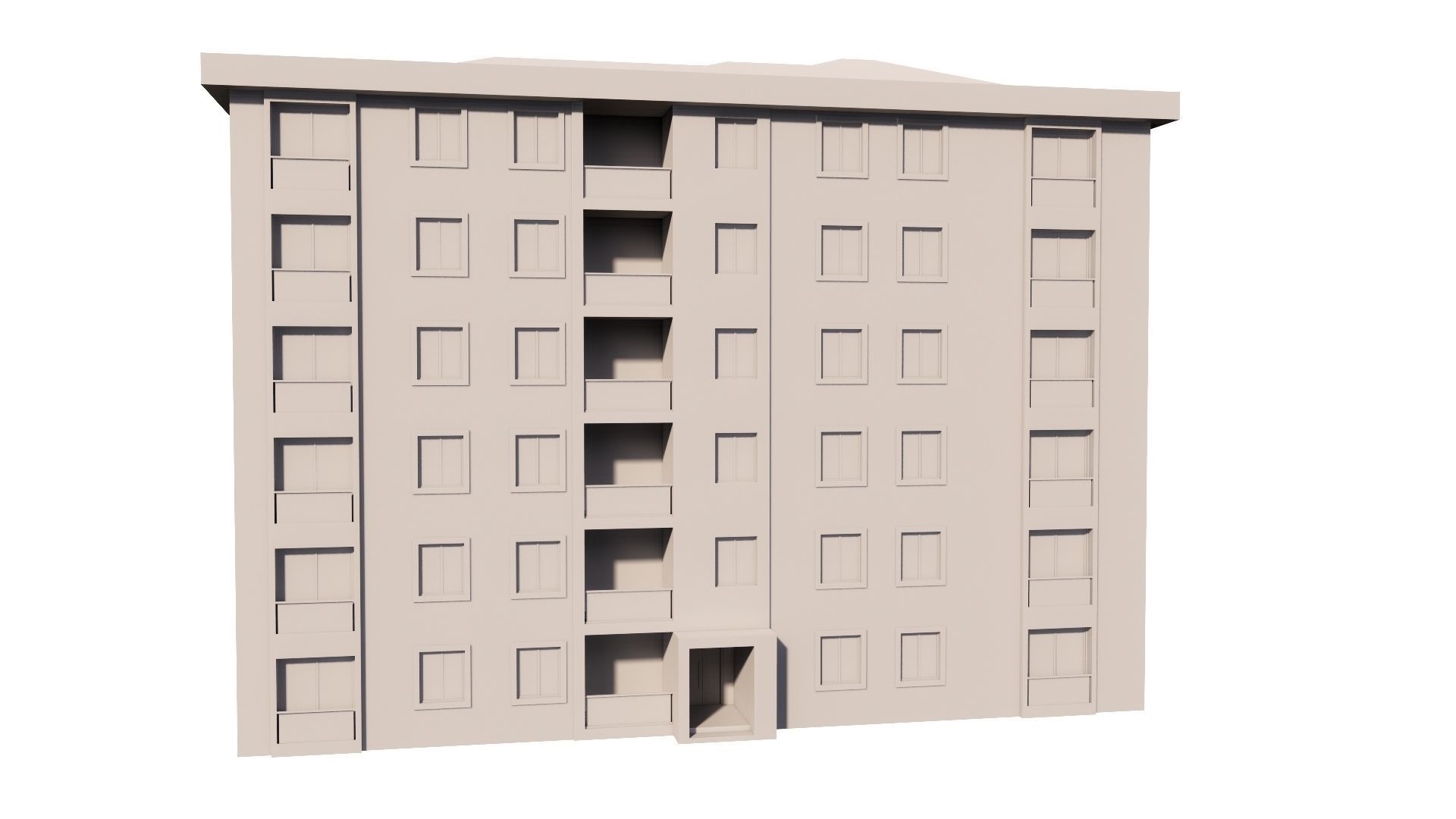 HOUSE 115 Low-poly 3D model_53