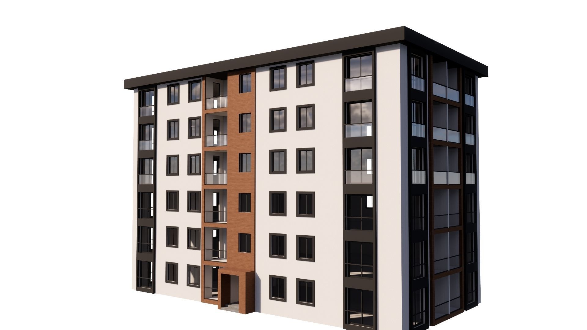 HOUSE 115 Low-poly 3D model_41