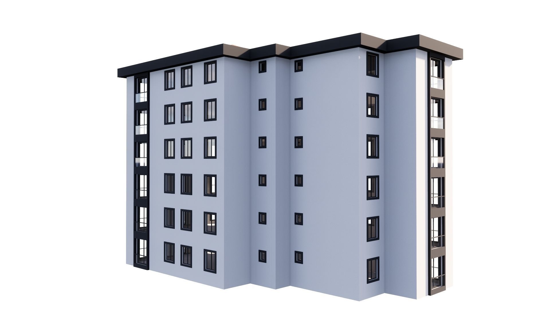 HOUSE 115 Low-poly 3D model_28