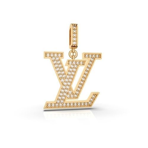 LV DIAMOND FASHION PENDANT  3D print model