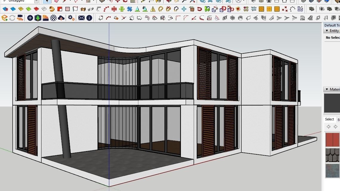 HOUSE 117 Low-poly 3D model_1