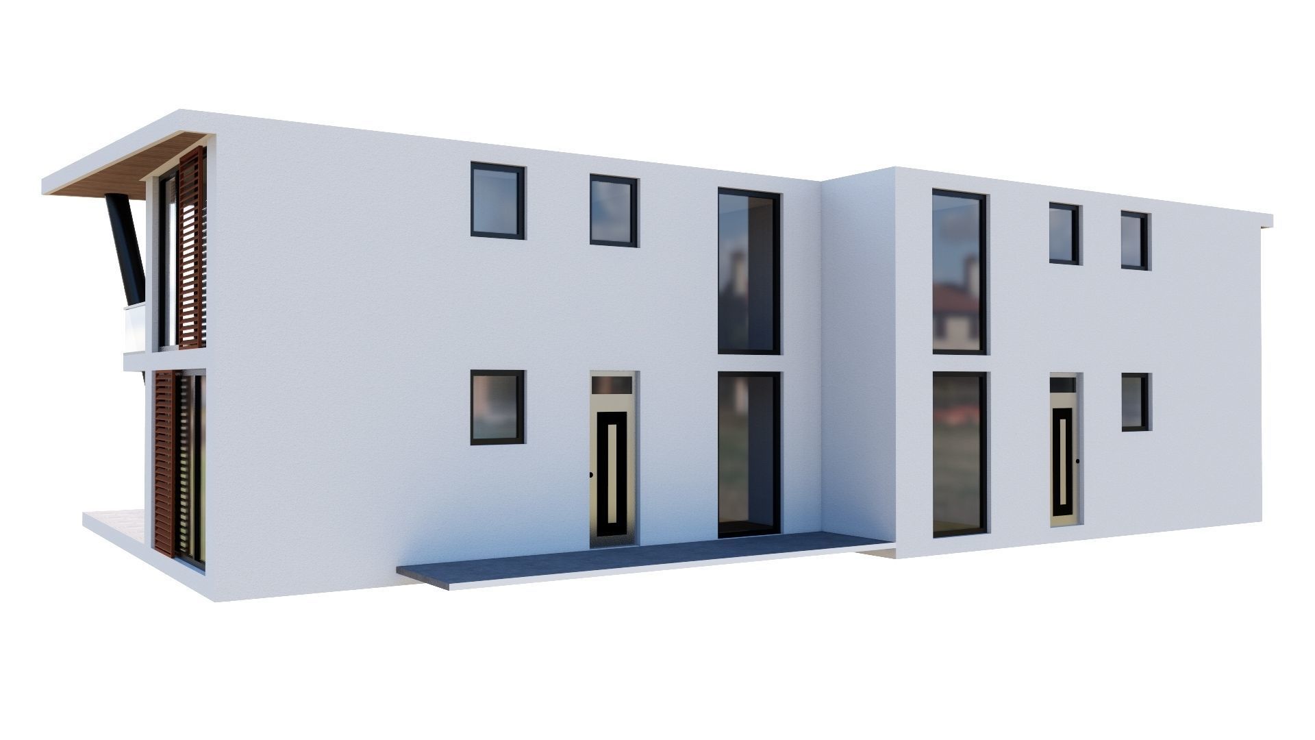 HOUSE 117 Low-poly 3D model_21