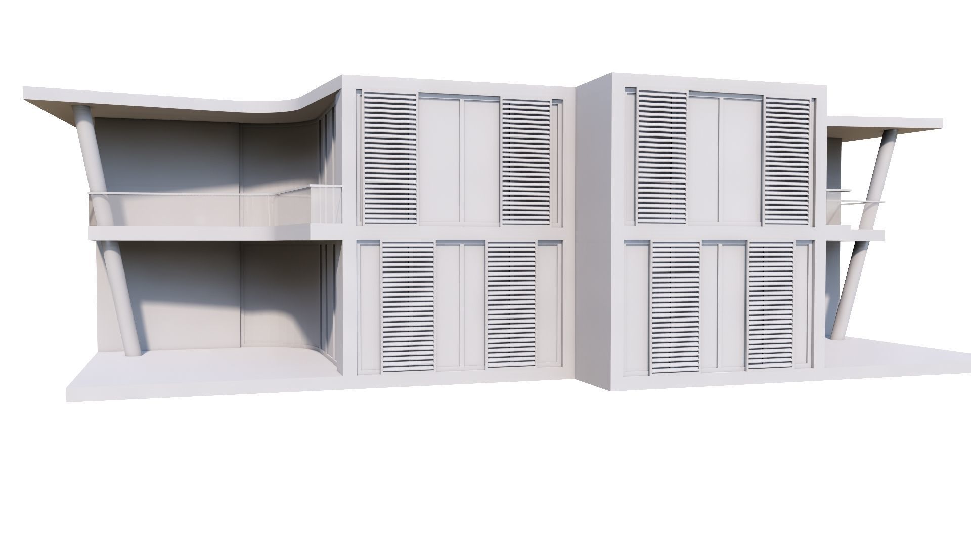 HOUSE 117 Low-poly 3D model_52