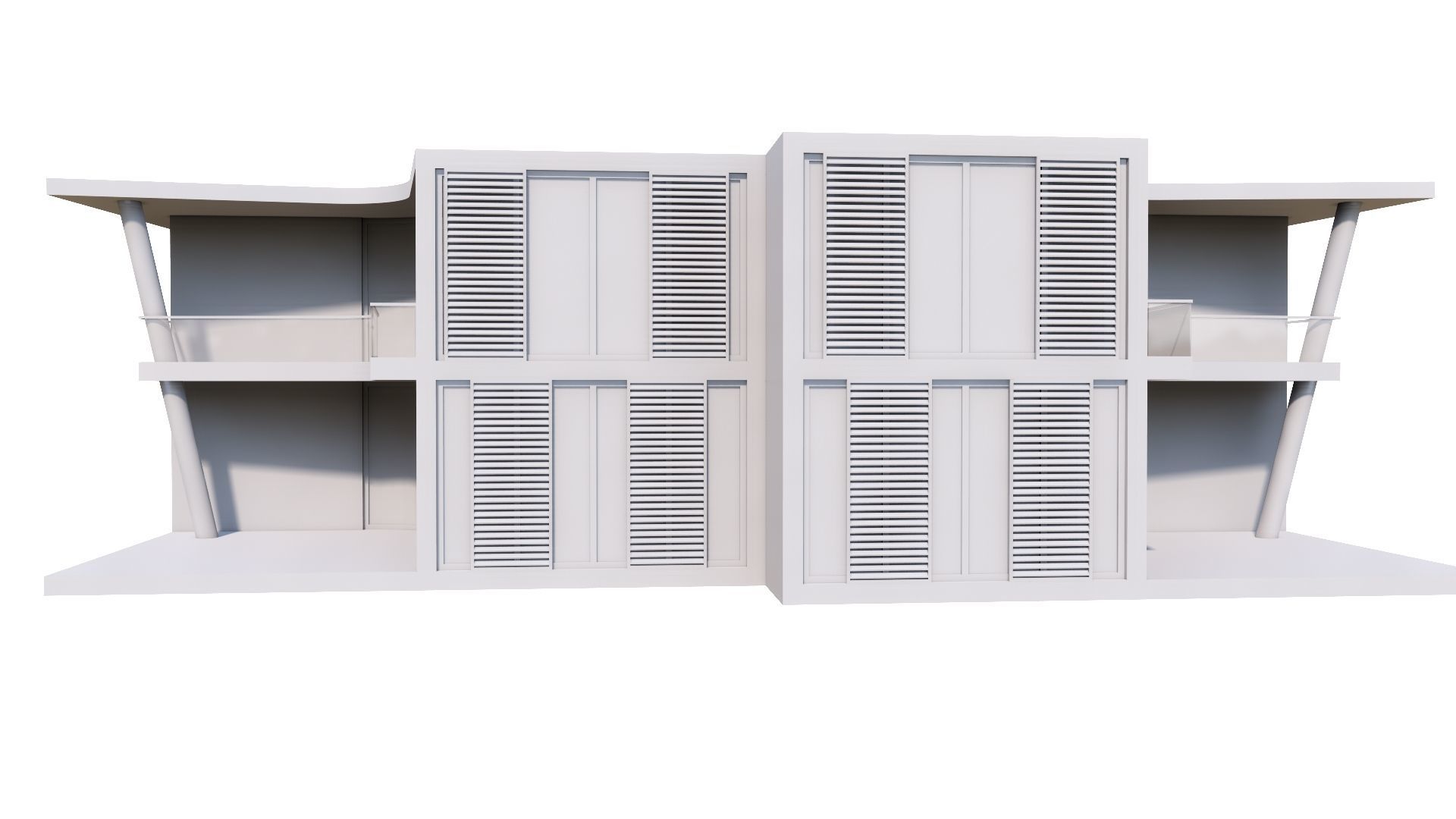 HOUSE 117 Low-poly 3D model_54