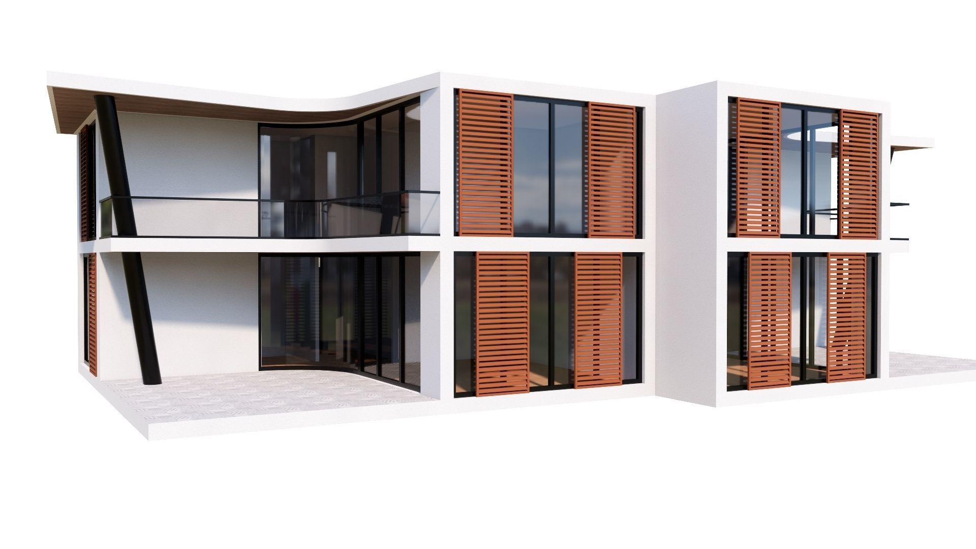 HOUSE 117 Low-poly 3D model_30