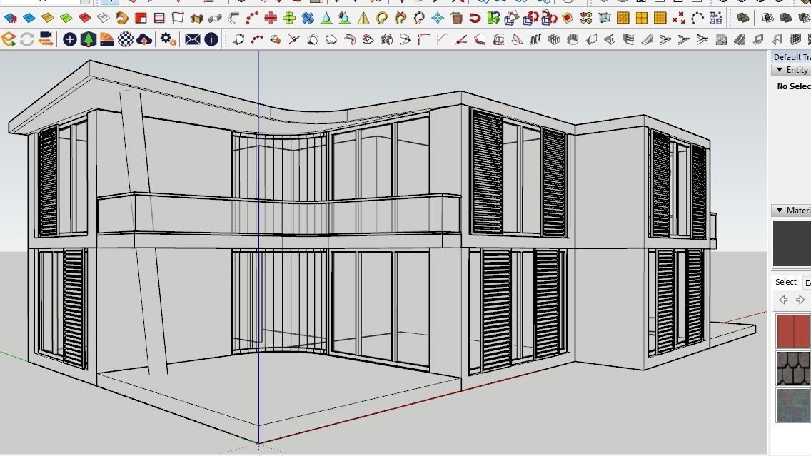 HOUSE 117 Low-poly 3D model_3
