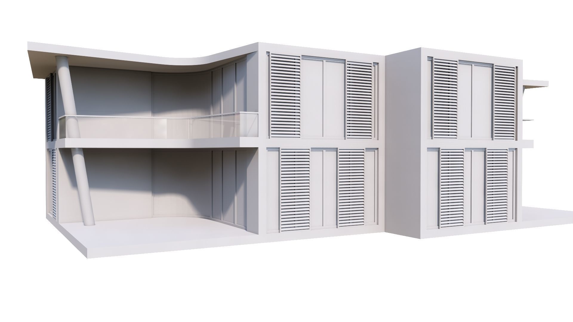 HOUSE 117 Low-poly 3D model_50