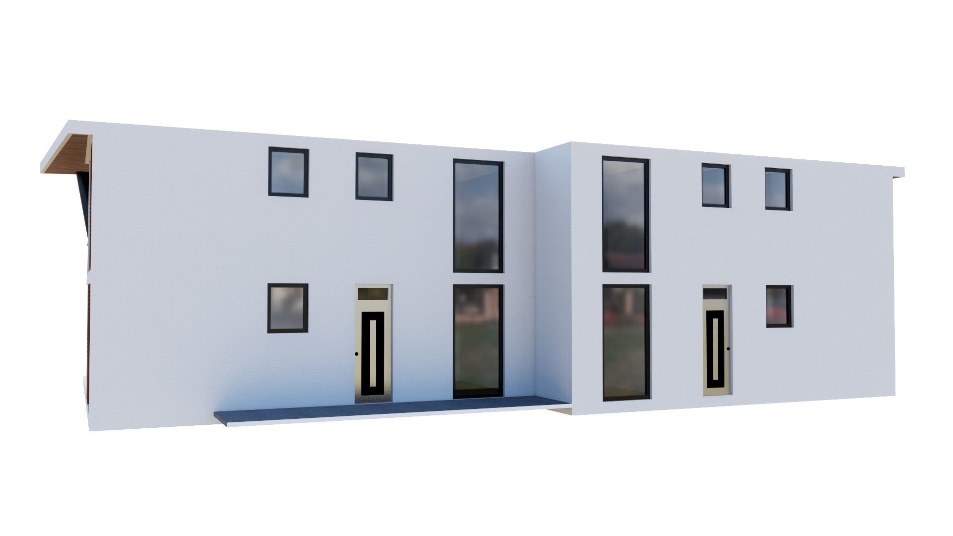HOUSE 117 Low-poly 3D model_23