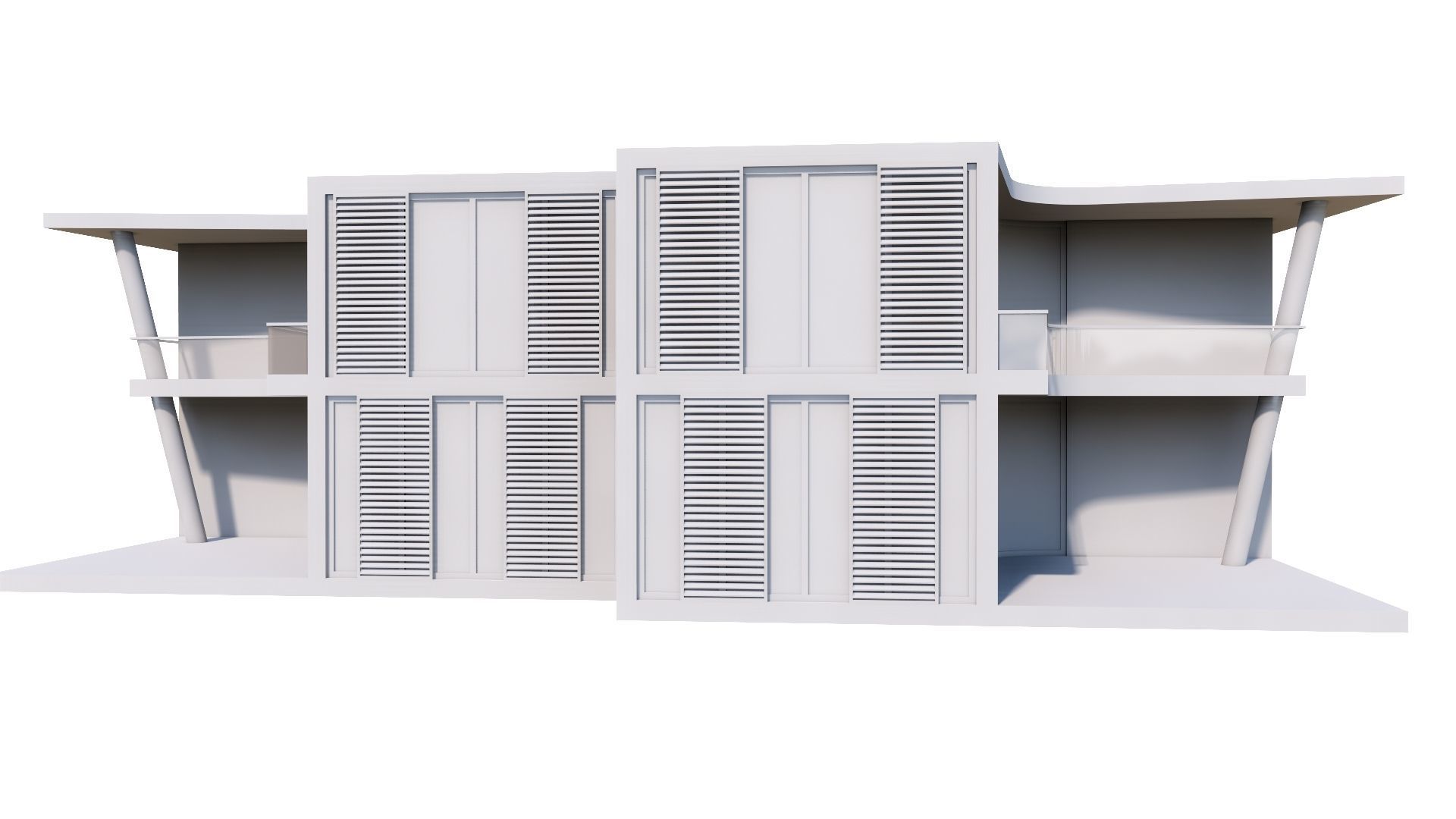 HOUSE 117 Low-poly 3D model_56