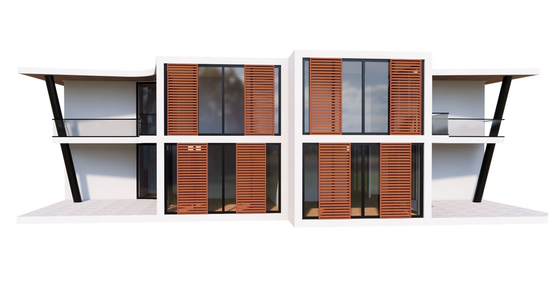 HOUSE 117 Low-poly 3D model_33