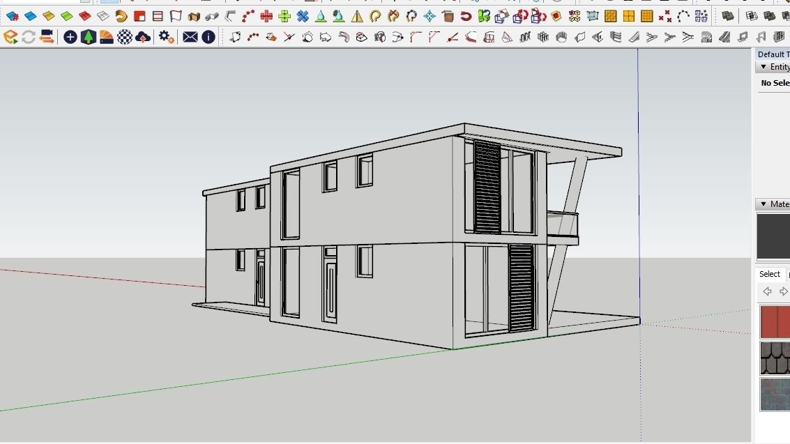 HOUSE 117 Low-poly 3D model_5