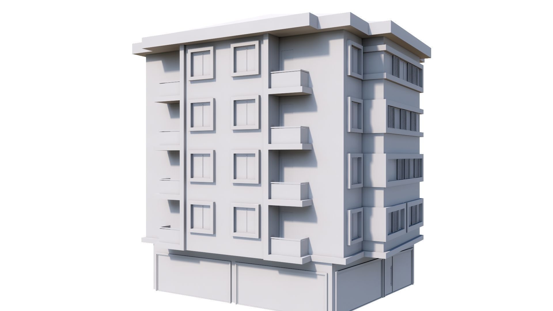 HOUSE 119 Low-poly 3D model_56