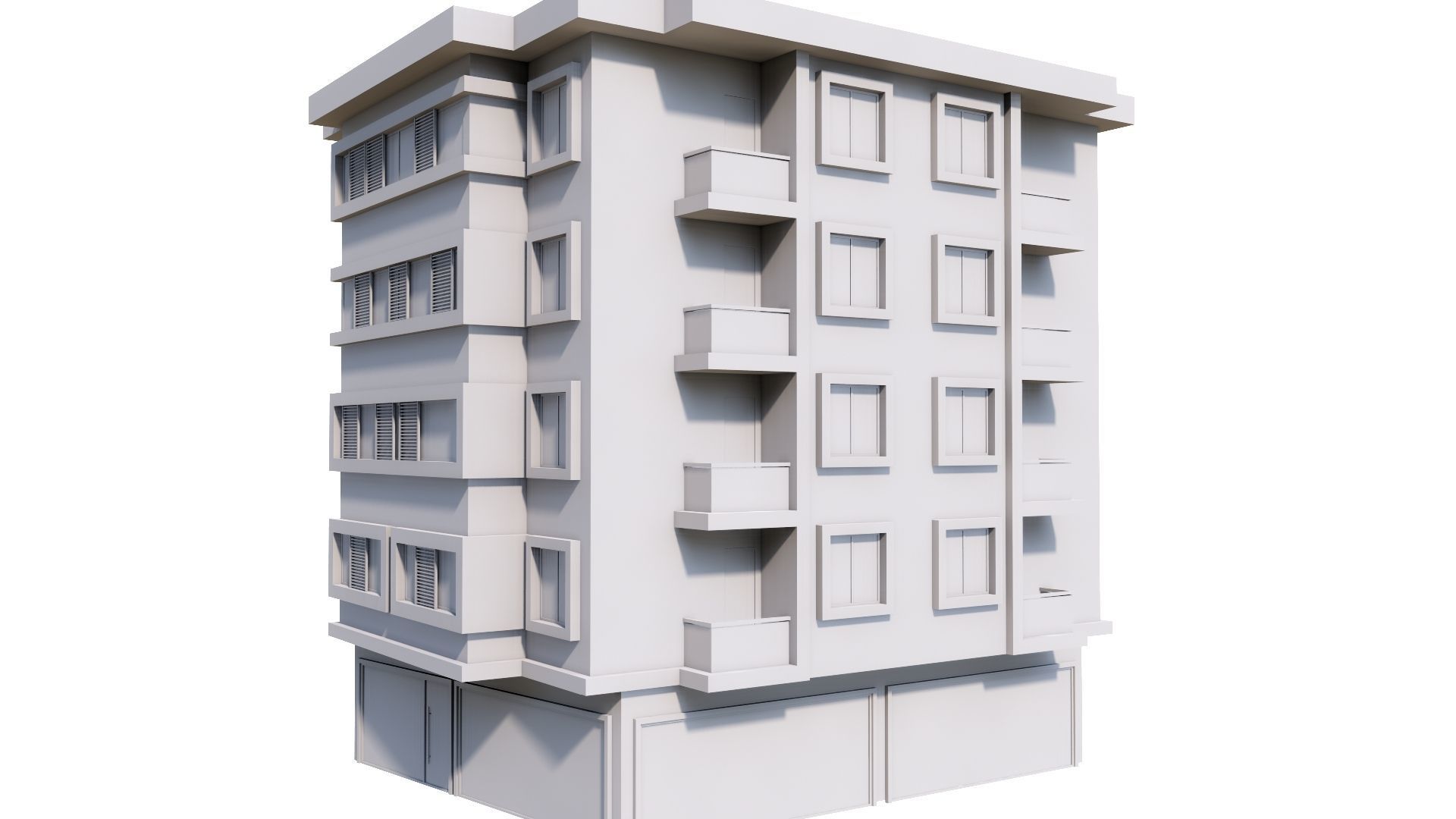 HOUSE 119 Low-poly 3D model_48