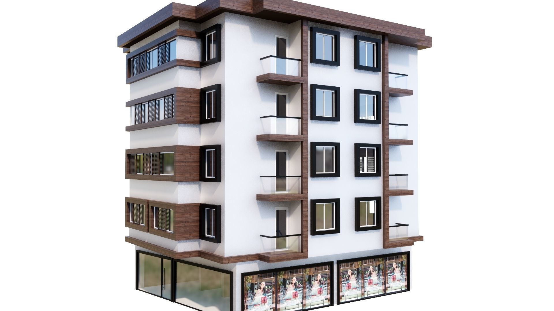 HOUSE 119 Low-poly 3D model_25