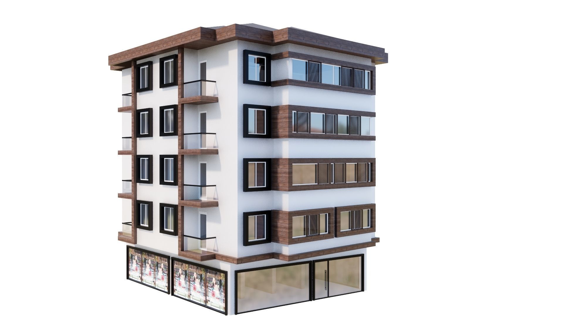 HOUSE 119 Low-poly 3D model_40