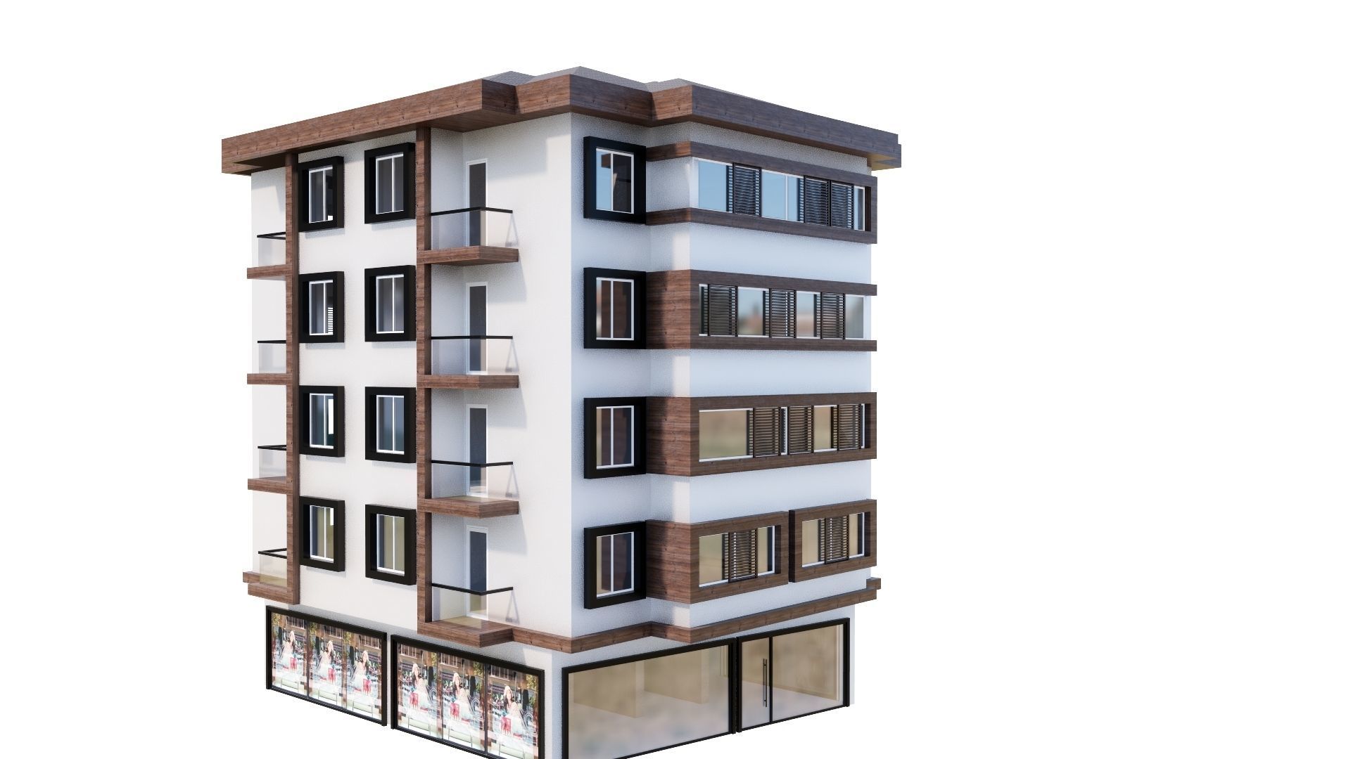 HOUSE 119 Low-poly 3D model_38