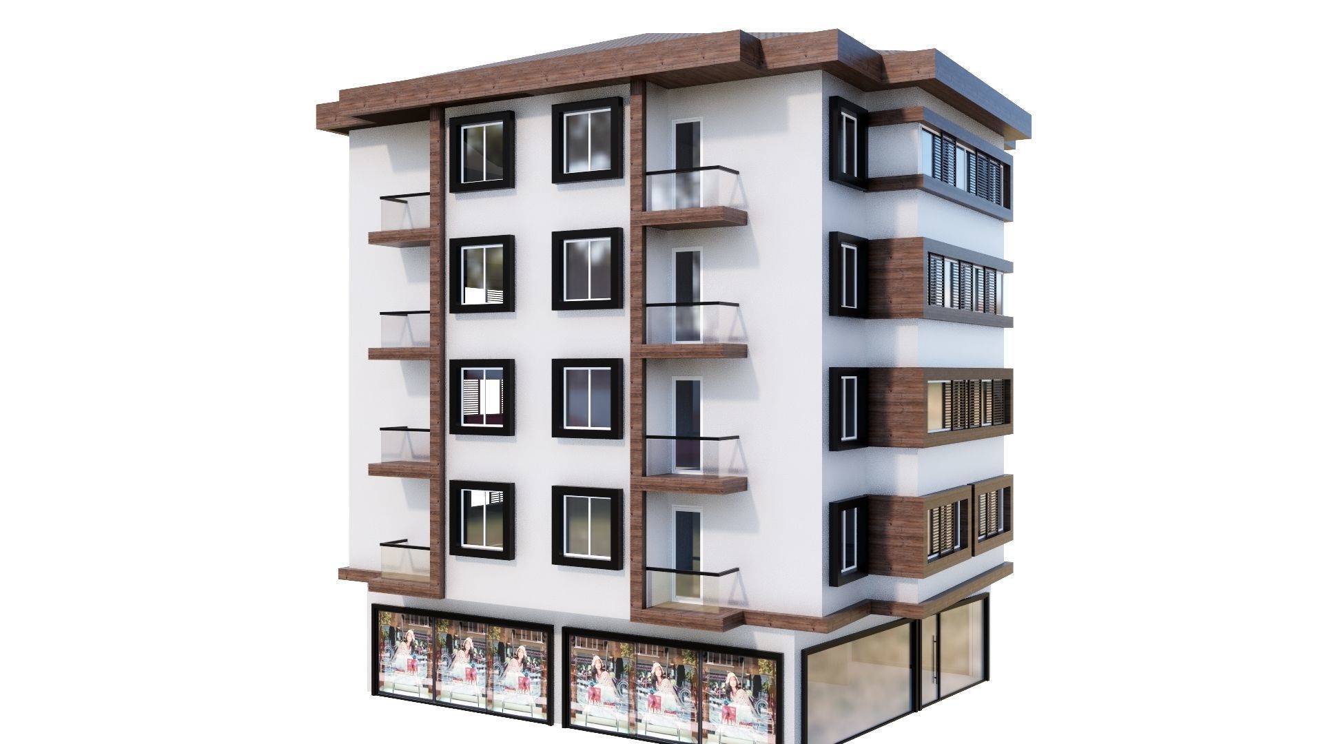 HOUSE 119 Low-poly 3D model_36