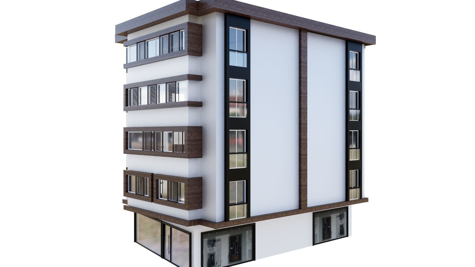 HOUSE 119 Low-poly 3D model_15