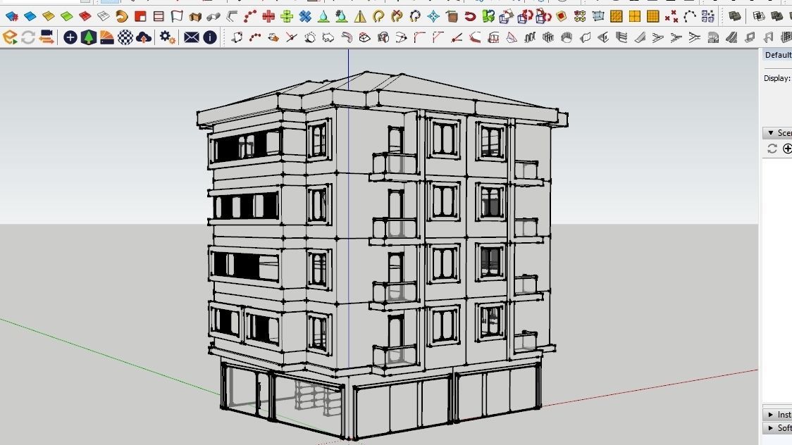 HOUSE 119 Low-poly 3D model_3