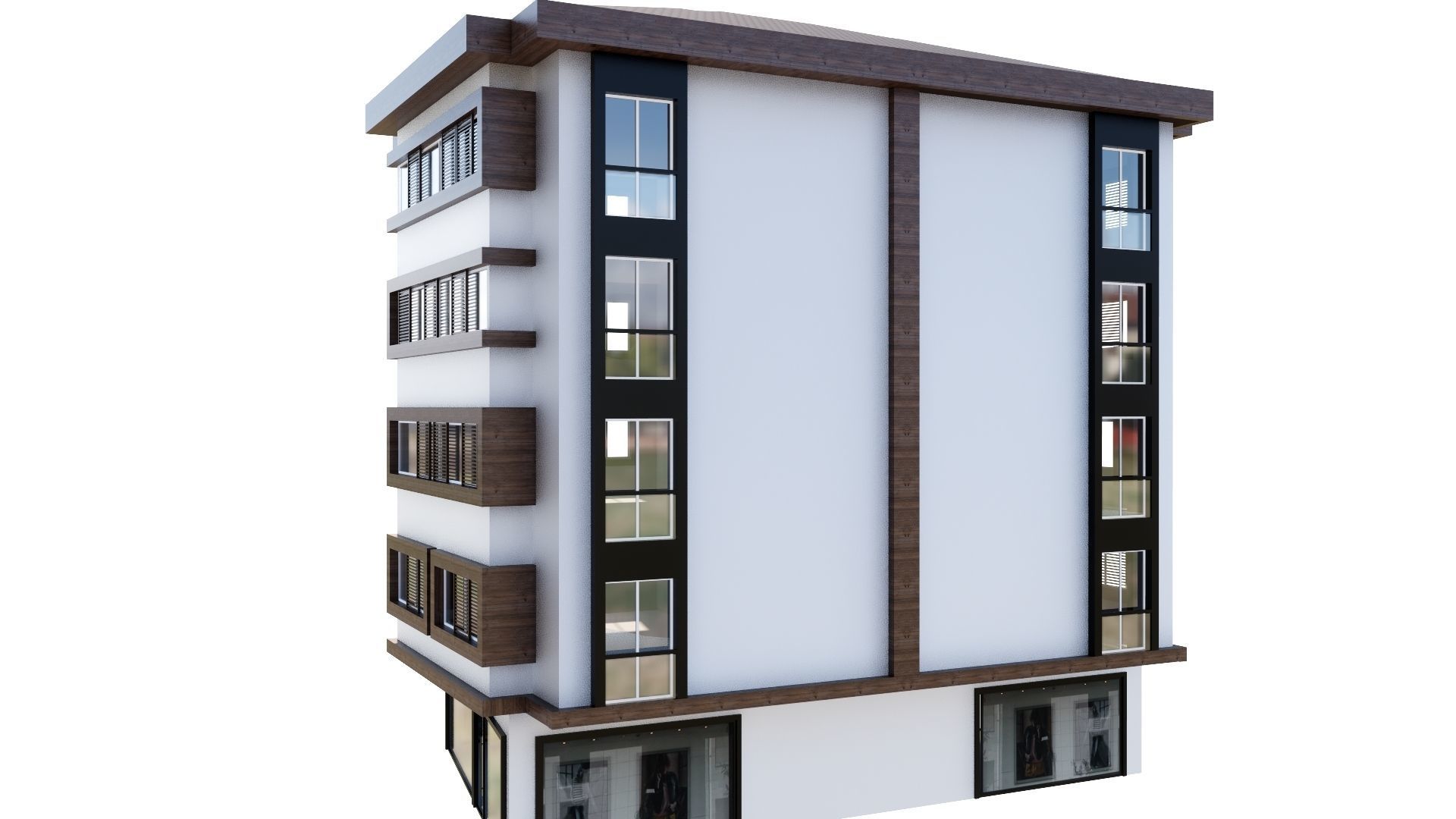 HOUSE 119 Low-poly 3D model_18