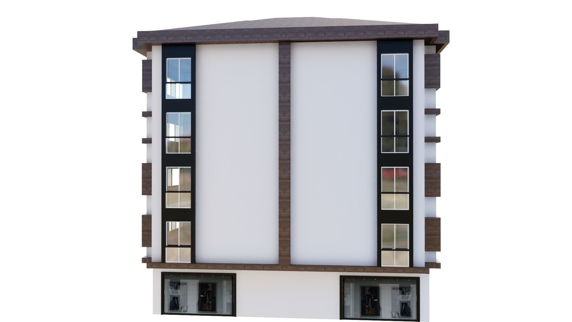 HOUSE 119 Low-poly 3D model_22