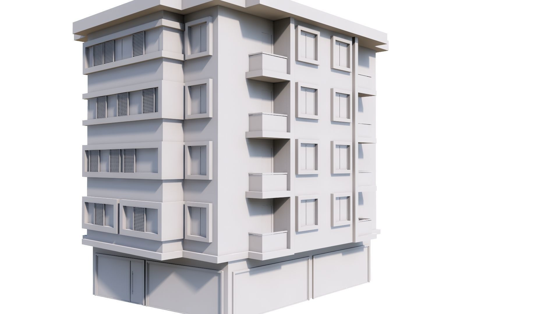 HOUSE 119 Low-poly 3D model_44