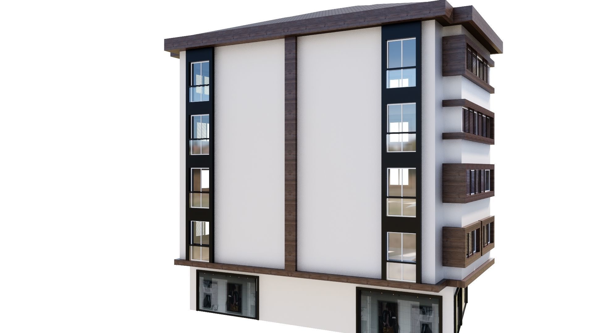 HOUSE 119 Low-poly 3D model_28