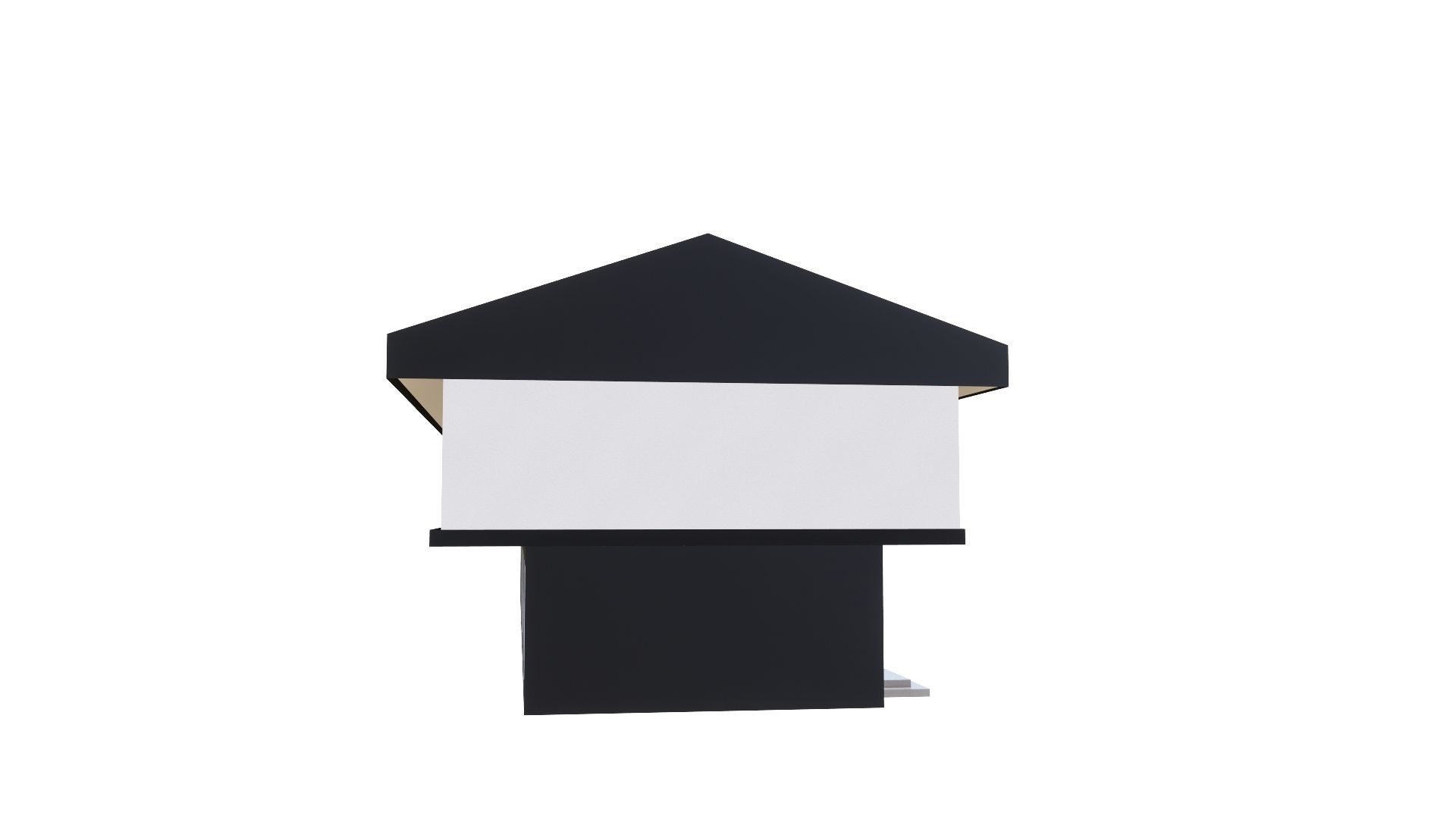 HOUSE 120 Low-poly 3D model_11