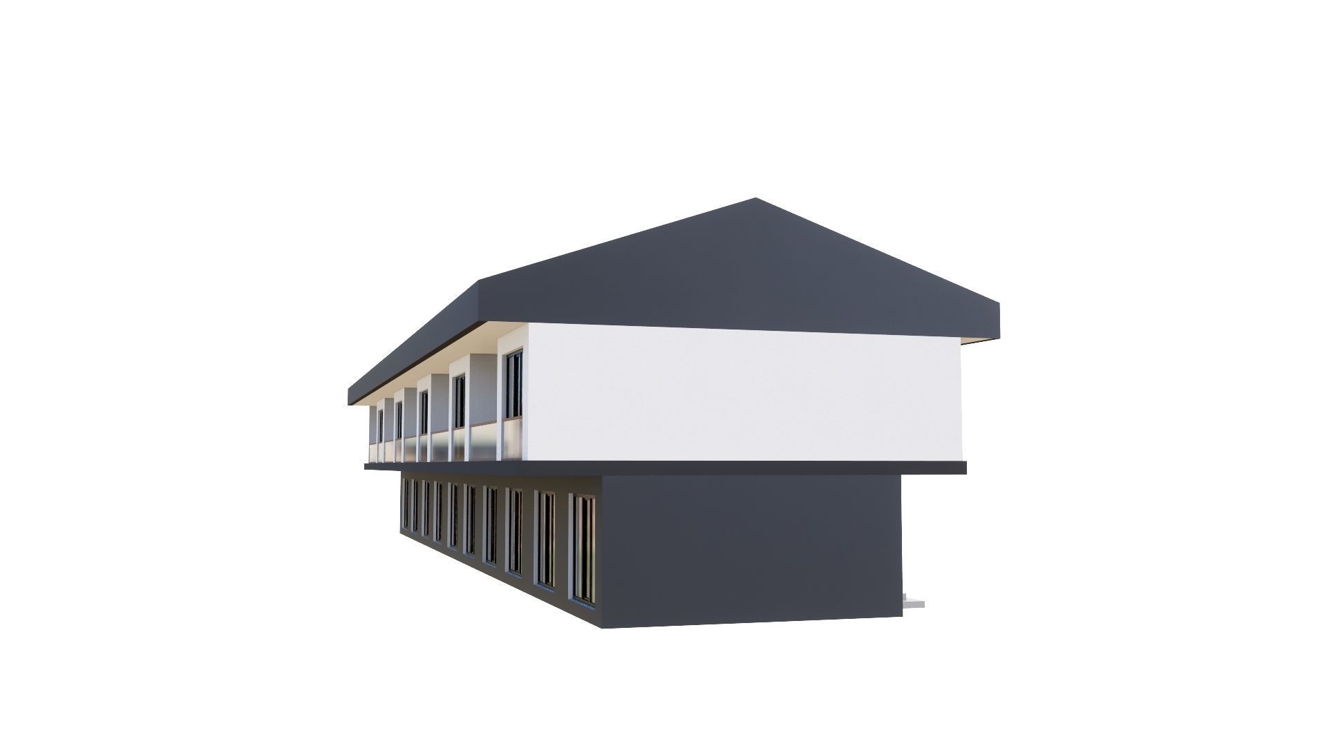HOUSE 120 Low-poly 3D model_4