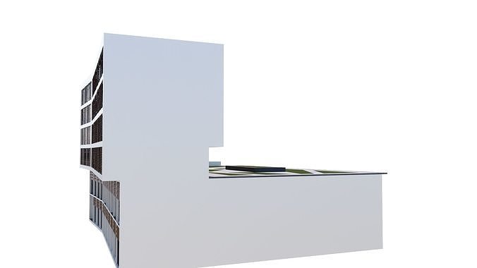 HOUSE 121 Low-poly 3D model 5