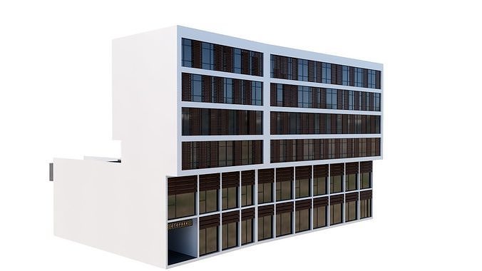 HOUSE 121 Low-poly 3D model 7