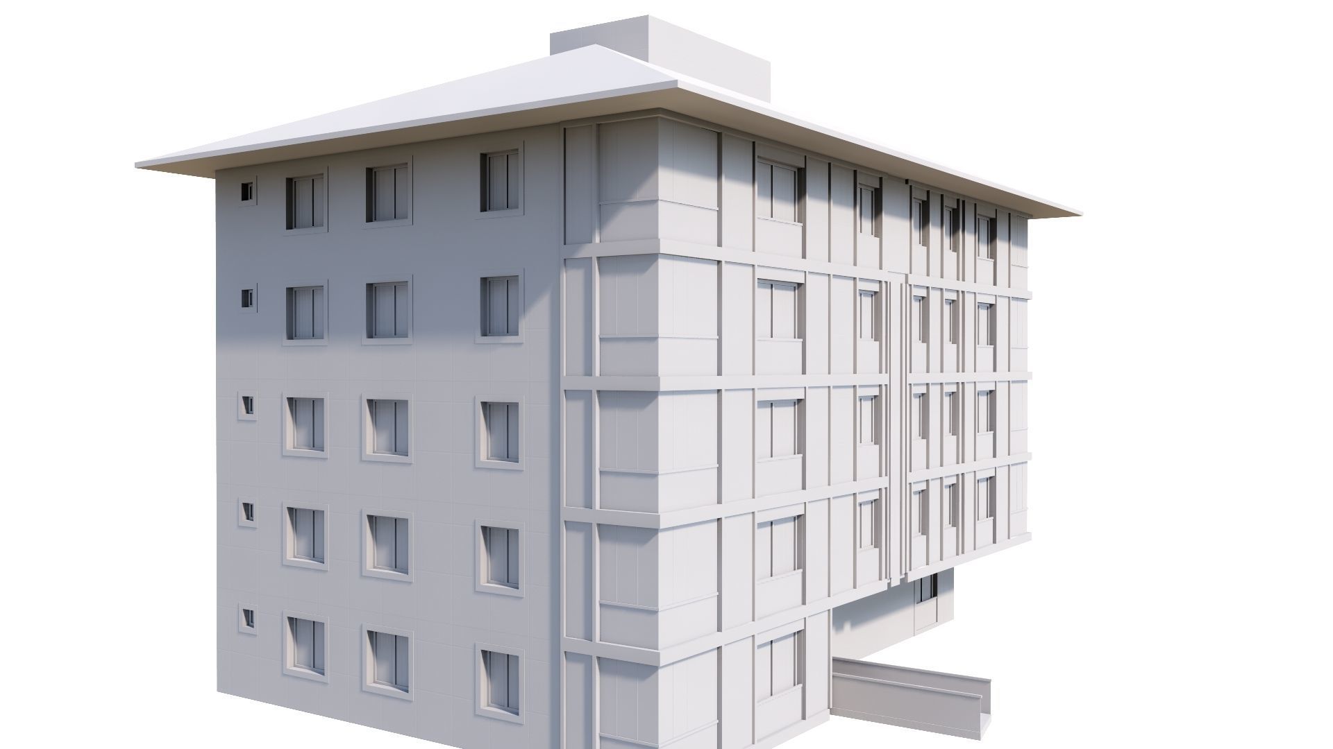 HOUSE 122 Low-poly 3D model_54