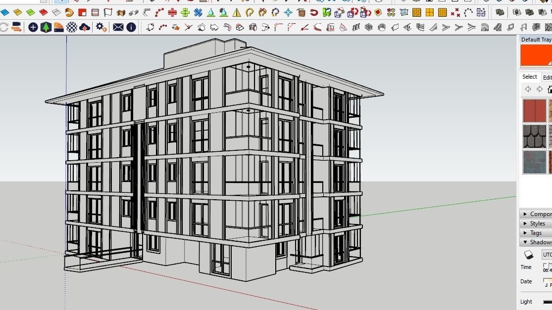 HOUSE 122 Low-poly 3D model_5