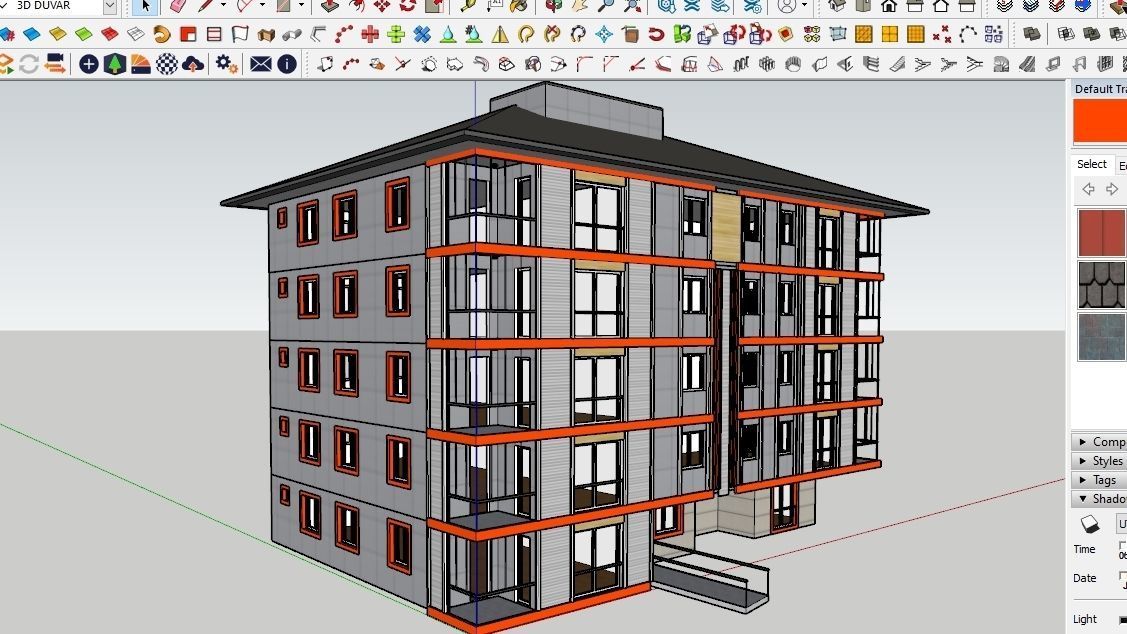 HOUSE 122 Low-poly 3D model_1