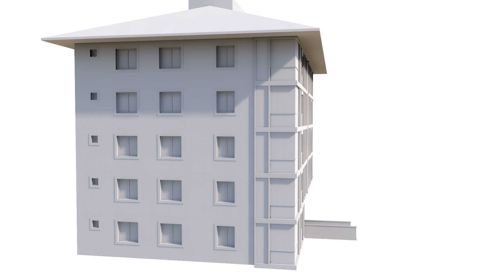 HOUSE 122 Low-poly 3D model_57