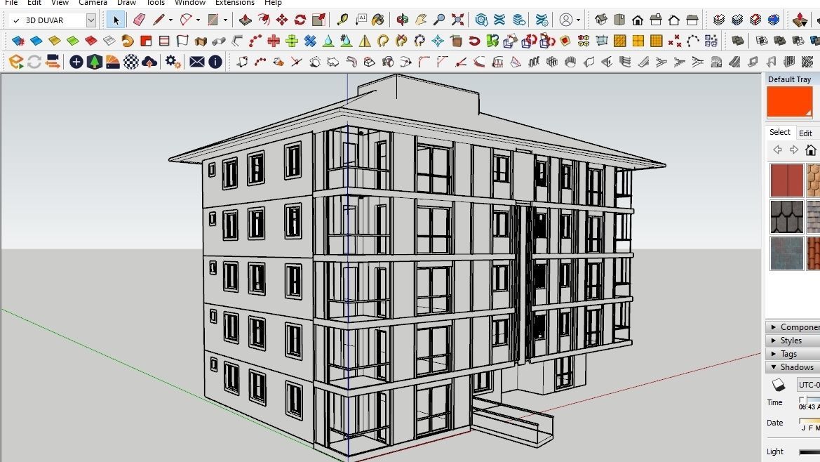 HOUSE 122 Low-poly 3D model_3
