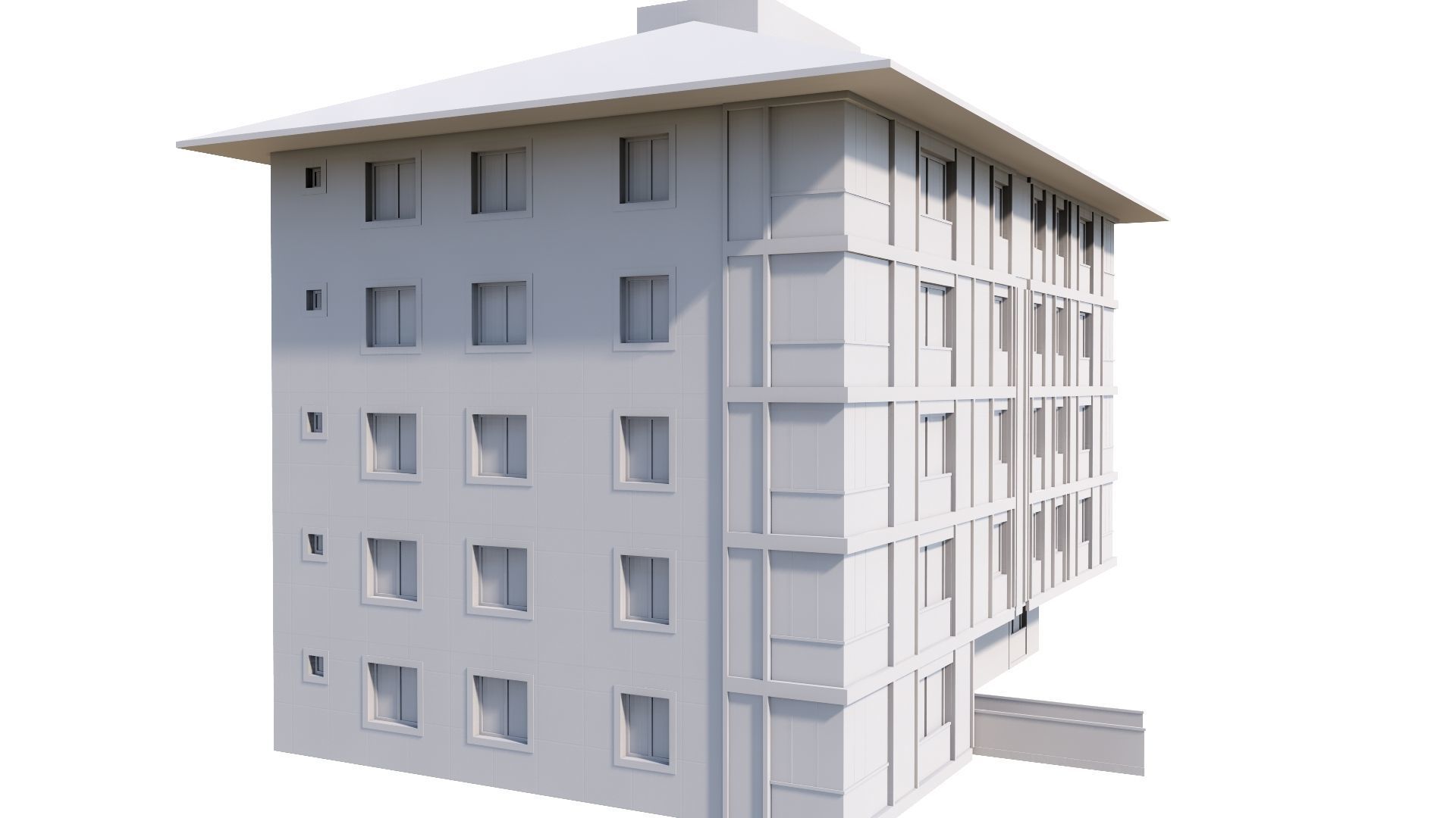 HOUSE 122 Low-poly 3D model_56