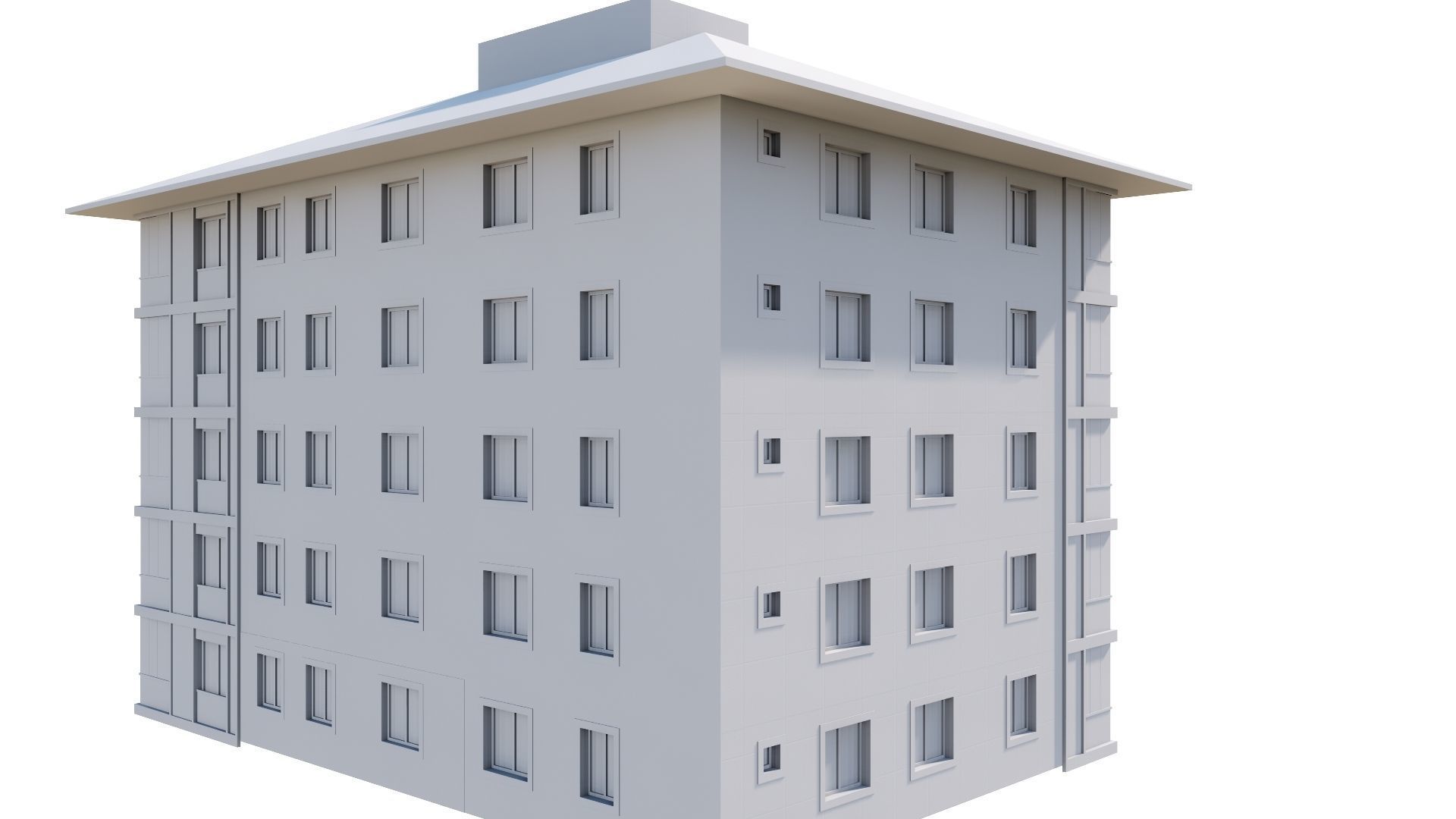 HOUSE 122 Low-poly 3D model_60