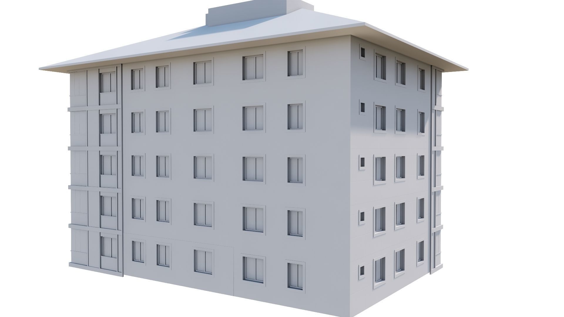 HOUSE 122 Low-poly 3D model_62