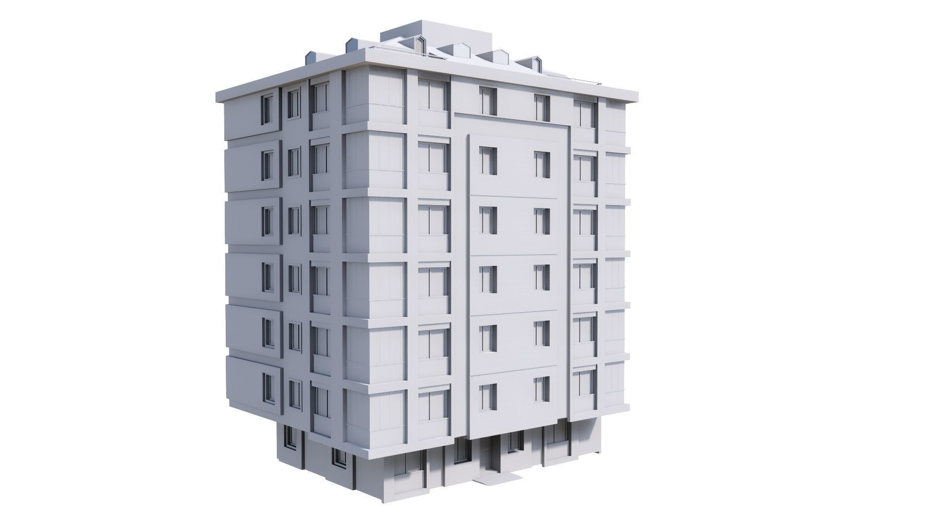 HOUSE 123 Low-poly 3D model_48