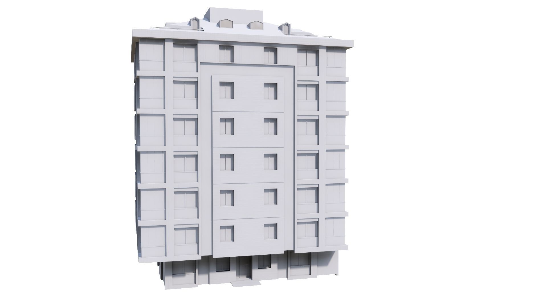 HOUSE 123 Low-poly 3D model_53