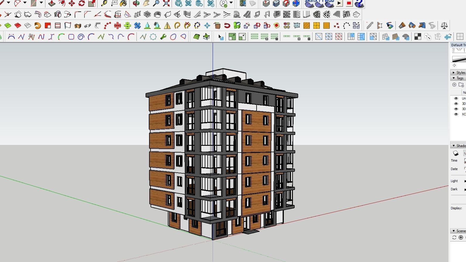 HOUSE 123 Low-poly 3D model_1