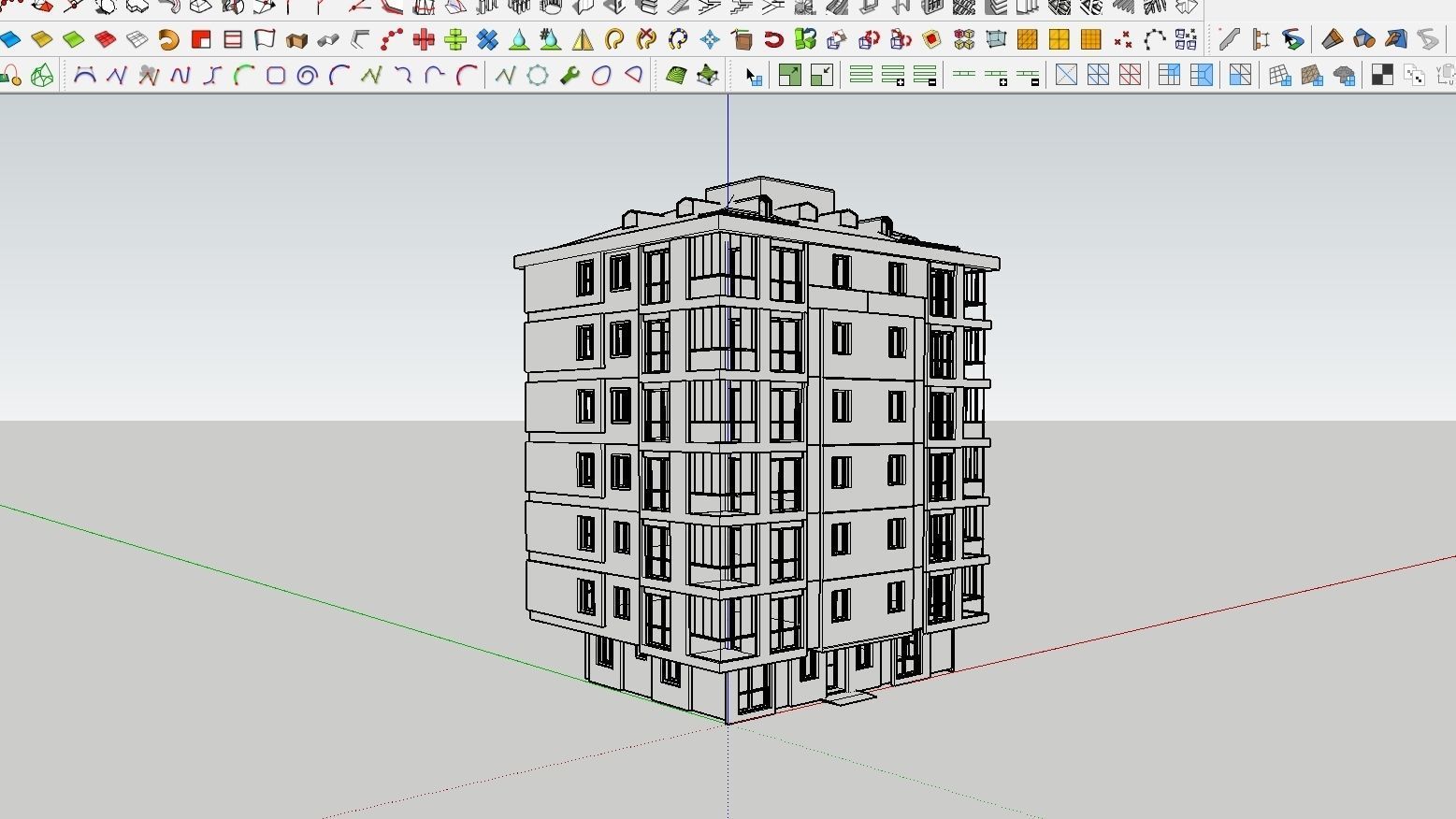 HOUSE 123 Low-poly 3D model_2