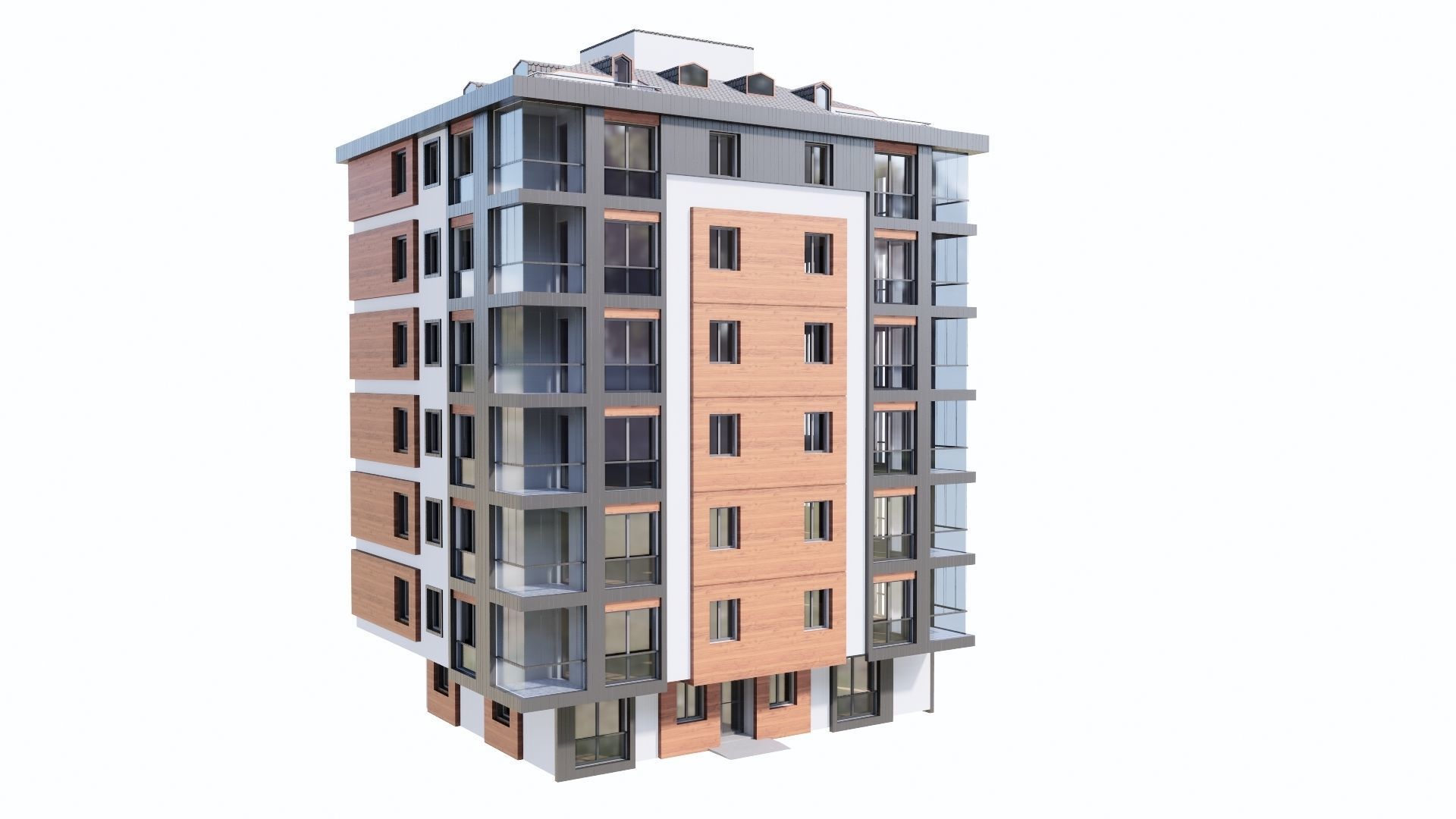 HOUSE 123 Low-poly 3D model_30