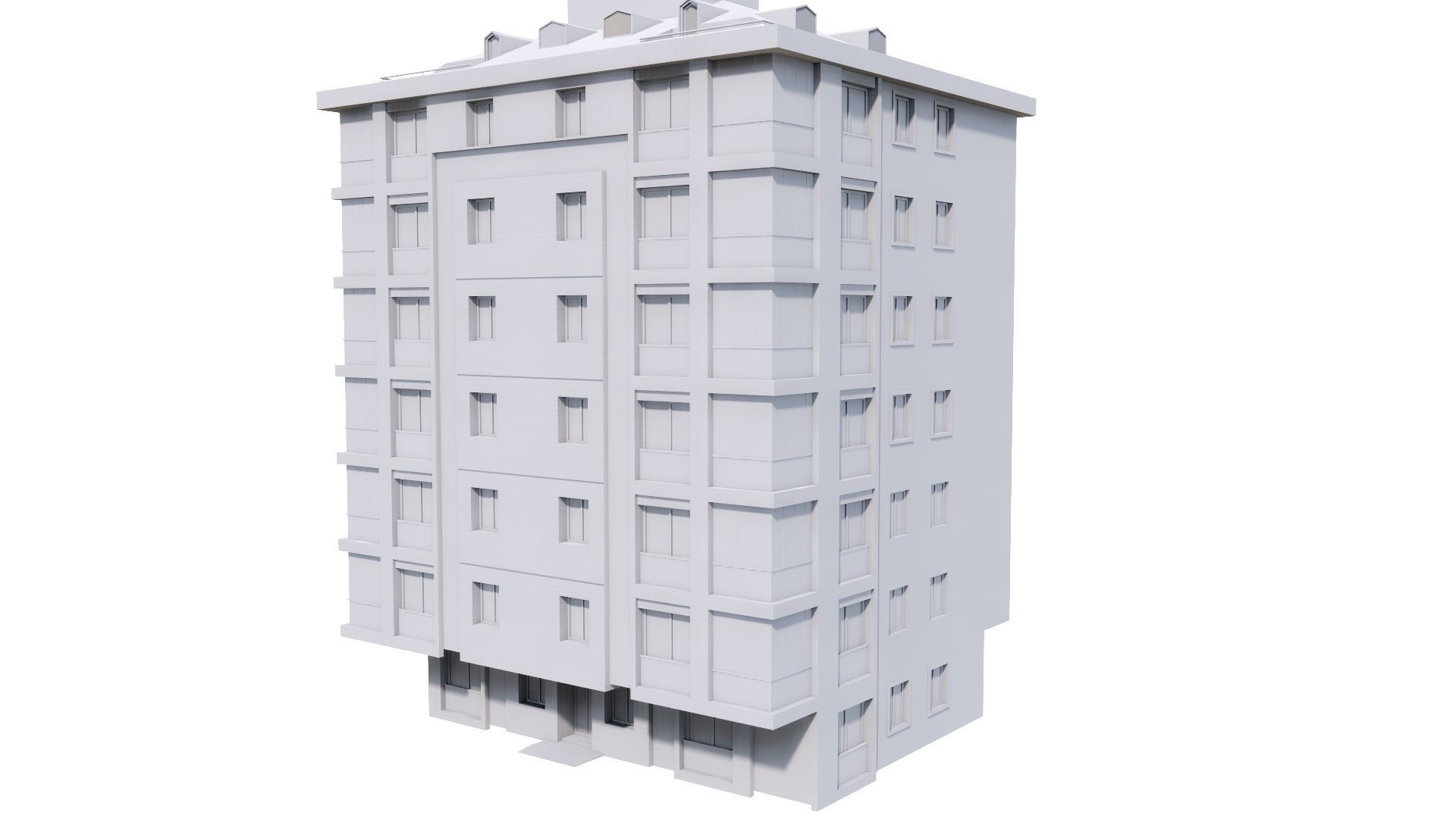 HOUSE 123 Low-poly 3D model_61