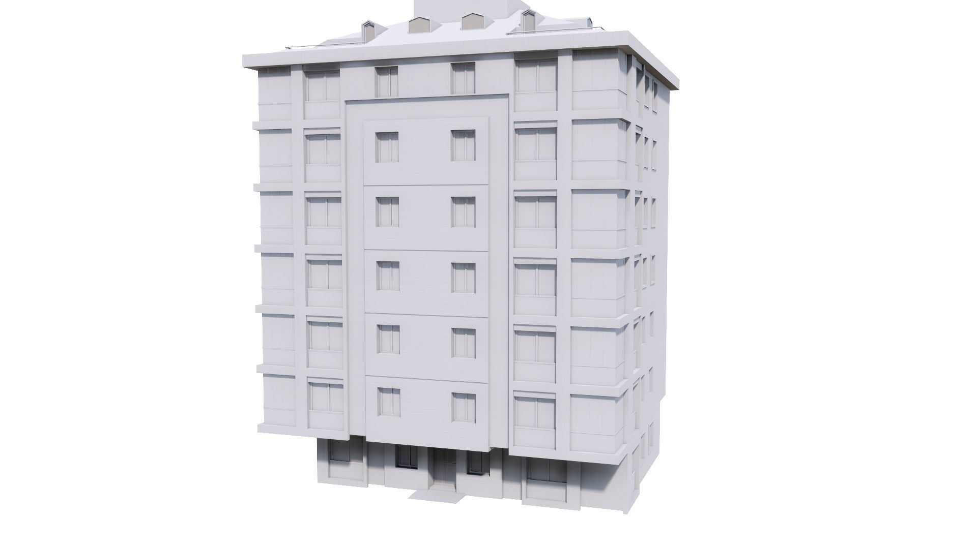 HOUSE 123 Low-poly 3D model_60