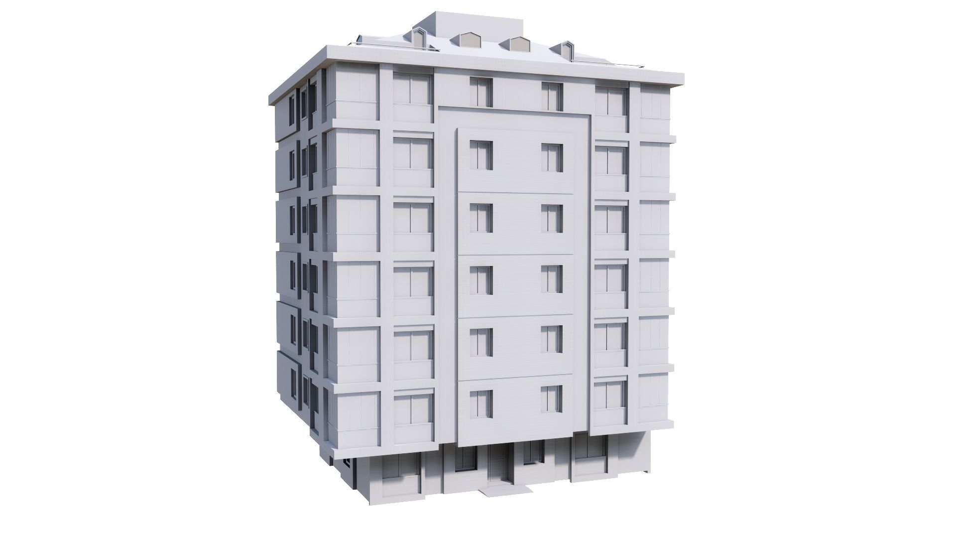 HOUSE 123 Low-poly 3D model_51