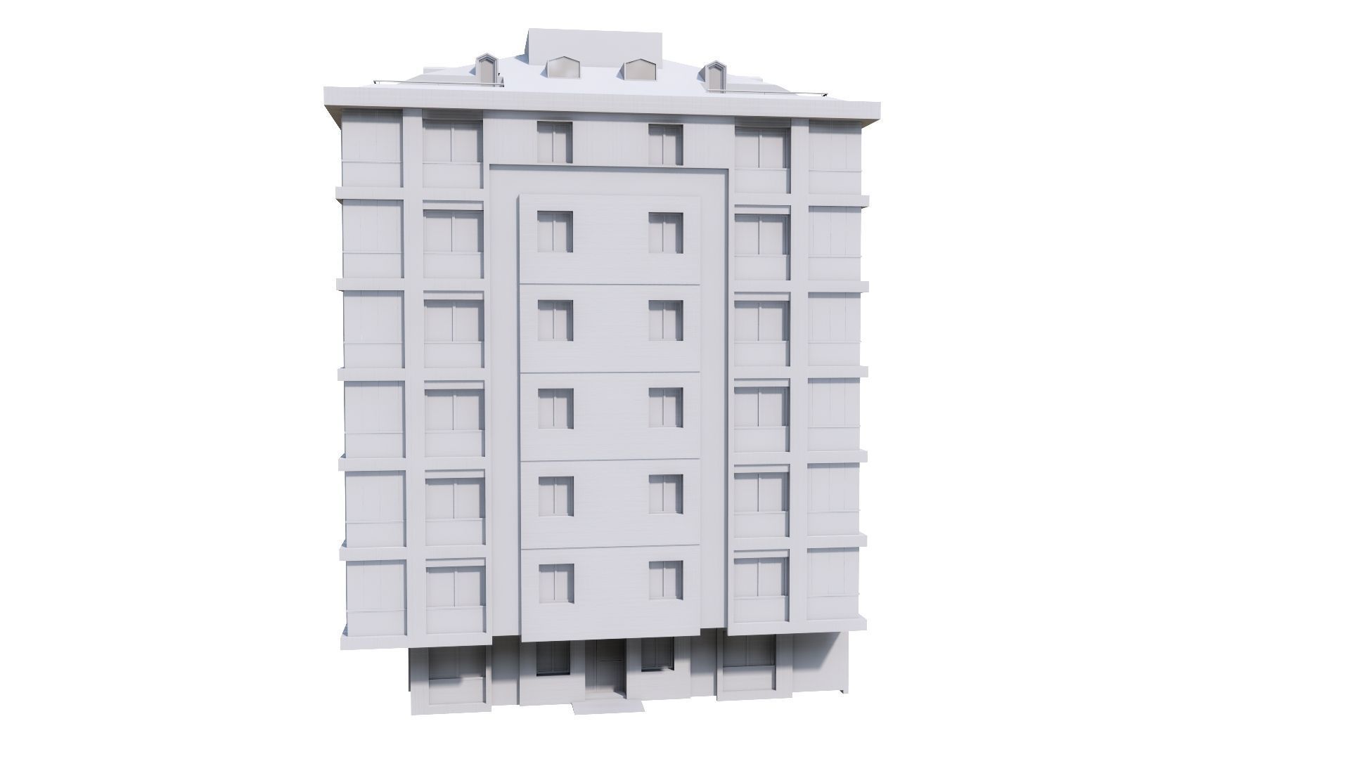HOUSE 123 Low-poly 3D model_55