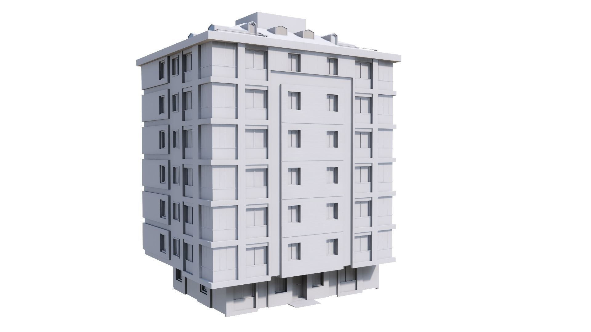HOUSE 123 Low-poly 3D model_50