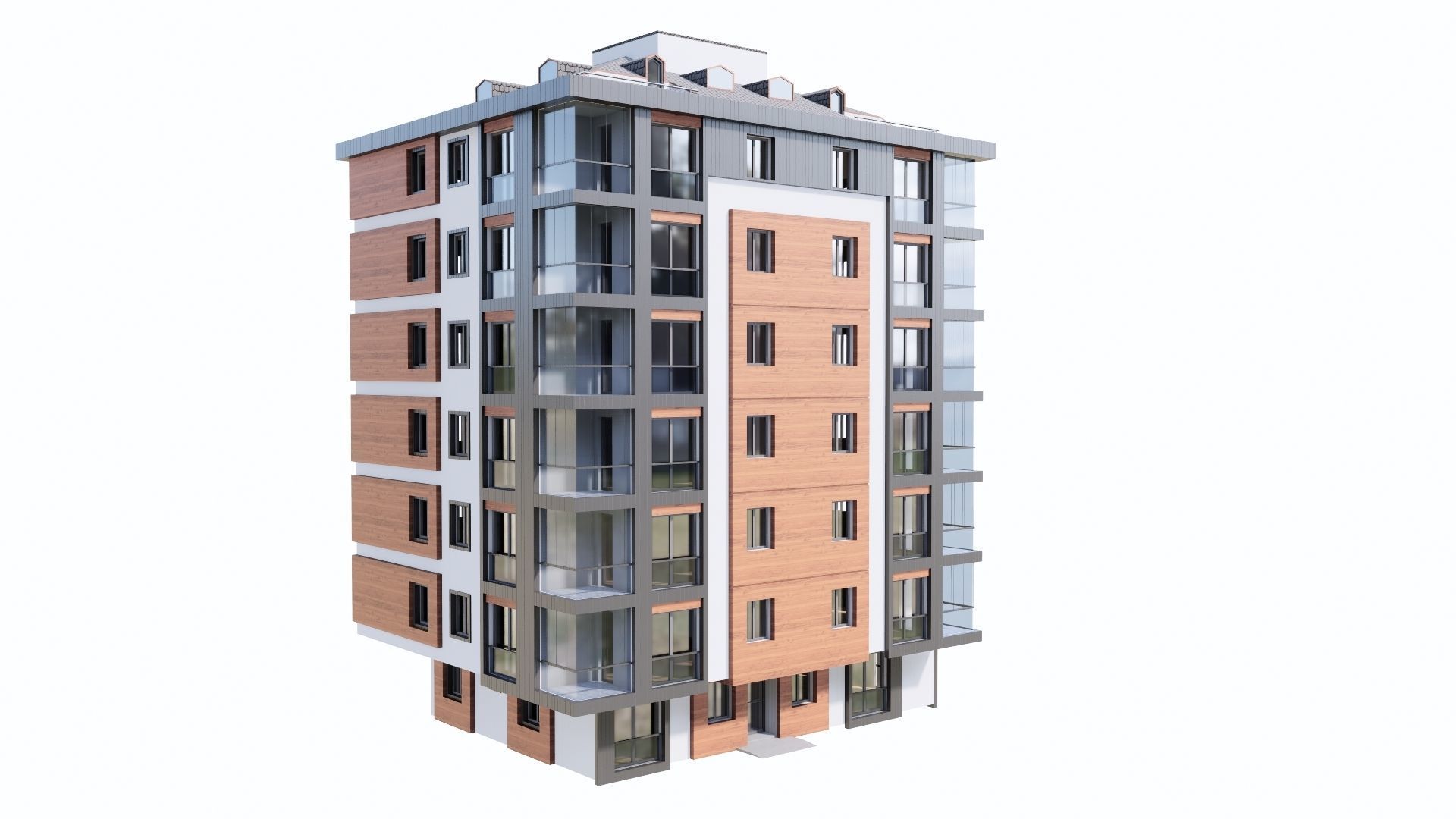 HOUSE 123 Low-poly 3D model_26